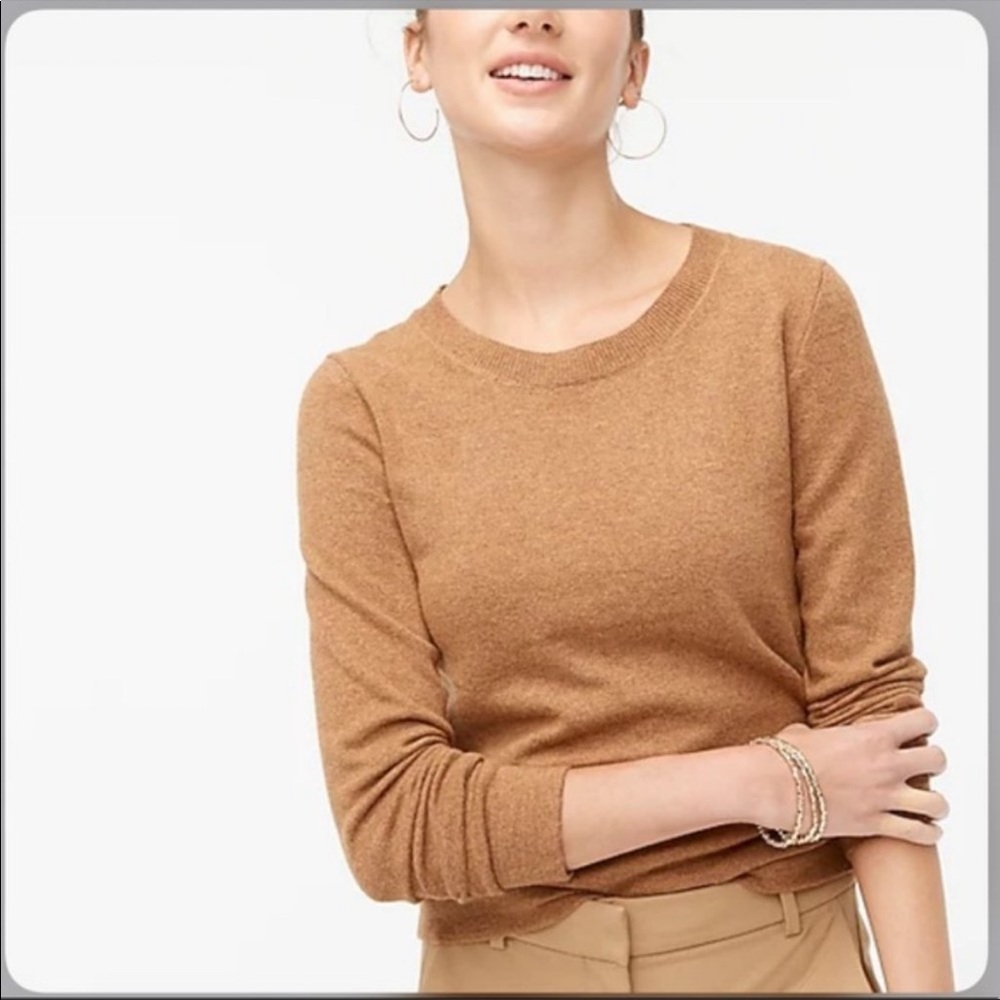 J.Crew Factory Brown Crewneck Sweater - Size Small - Excellent Condition